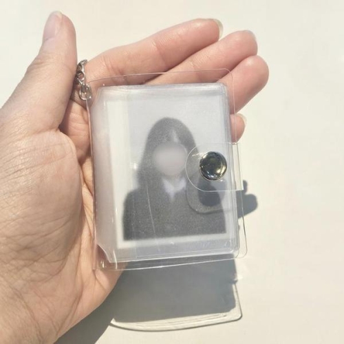 최애 포카 증사 사진 보관 미니 클리어 앨범 키링 S40006371