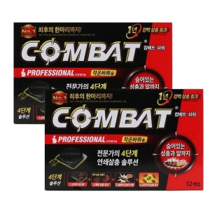 컴배트 파워 바퀴벌레 퇴치기 12개입X2이미지입니다. 누르면 해당 게시물로 새창이동합니다.