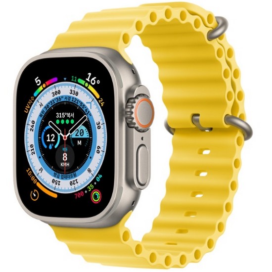 APPLE 워치 울트라 49mm Cellular 티타늄 (오션밴드)_이미지