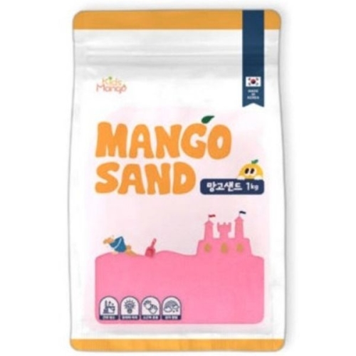 디웨이브 키즈망고 망고샌드 모래놀이 핑크 1kg