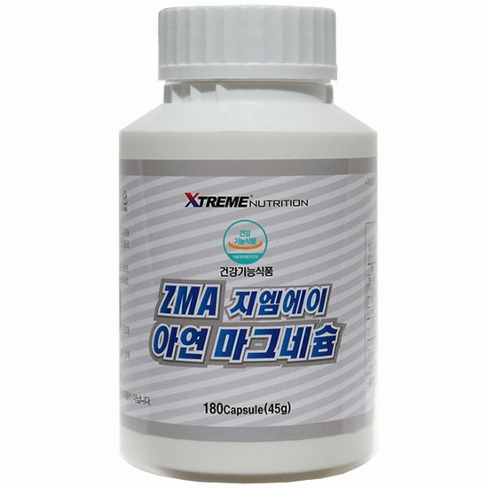 엑스트림뉴트리션 ZMA 지엠에이 아연 마그네슘 180캡슐 (1개)