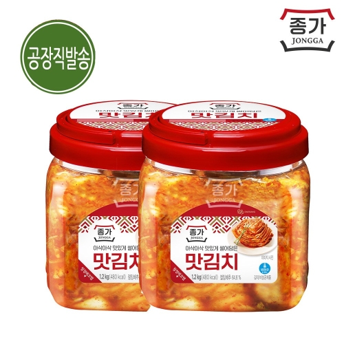 대상 종가 맛김치 (PET) 1.2kg (4개)_이미지