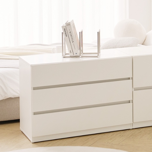 BIF보루네오  마르체 하임 낮은 서랍장 3단 800