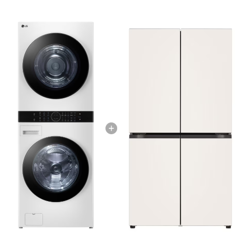 LG전자 트롬 오브제컬렉션 워시타워 W20WHN + STEM 베이직 T875MEE042