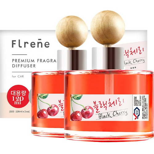 허브갤러리 플렌느 프리미엄 차량용 디퓨저 120ml (2개)