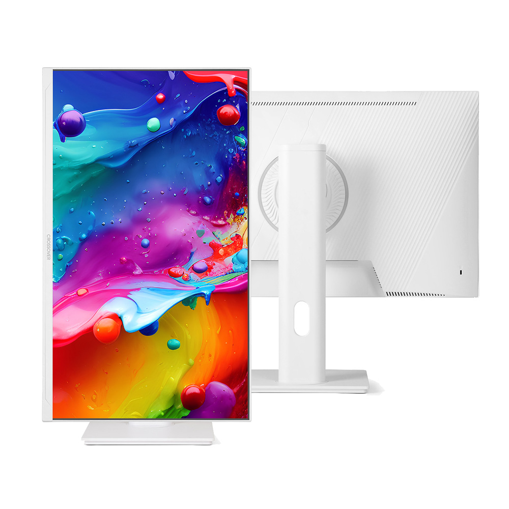 크로스오버 미켈란 24PMT5 IPS 144 TYPE-C 멀티스탠드 화이트 무결점_이미지