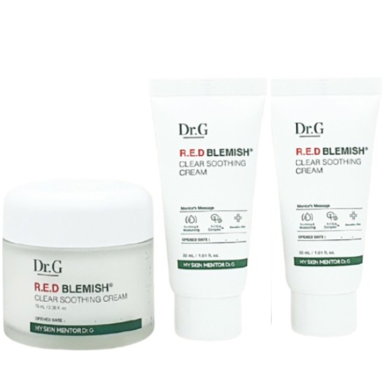 닥터지 레드 블레미쉬 클리어 수딩 크림 70ml+30ml (70ml 1개+30ml 2개)