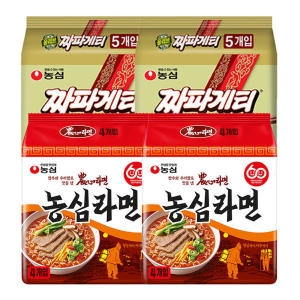 농심 짜파게티10개 + 농심라면8개_이미지