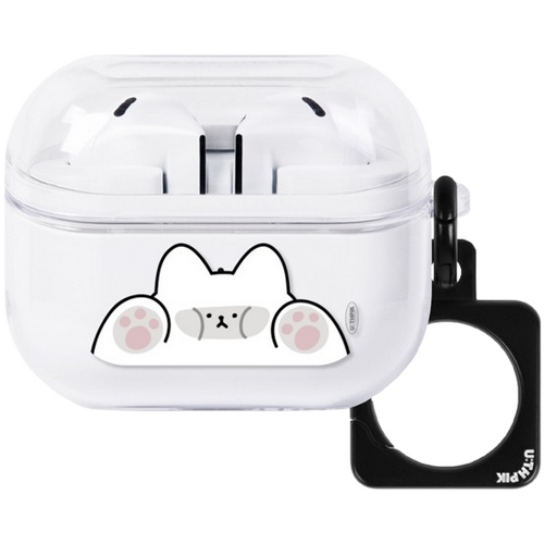 하이하이주식회사 유스픽 갤럭시 버즈3 연결형 스퀘어링 클리어 케이스이미지입니다. 누르면 해당 게시물로 새창이동합니다.