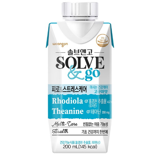 웅진 솔브앤고 피로+스트레스케어 200ml 18팩 (1개)_이미지