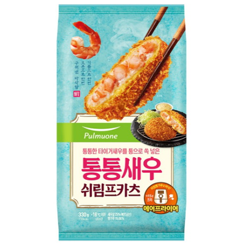 풀무원 통통새우 쉬림프 카츠 330g