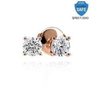 1캐럿 천연 다이아몬드 14k 18k 기념일 결혼 선물 데일리 귀걸이 아이테르 HNDER1C01