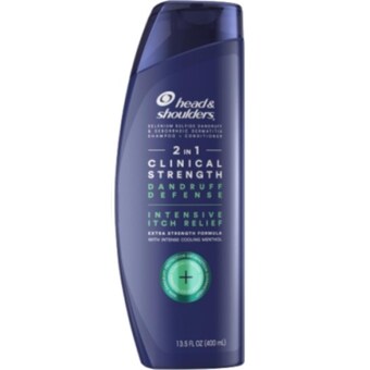 헤드앤숄더 클리니컬 스트렝스 이치릴리프 2in1 비듬 <b>샴푸</b> 400ml