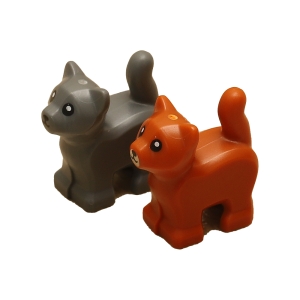 레고 동물 미니피규어 아기 고양이 80686pb01