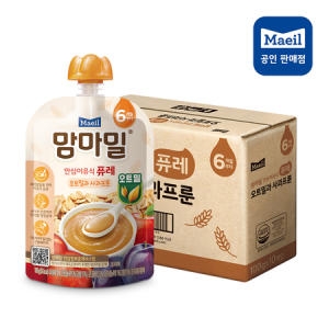 매일유업 맘마밀 퓨레 오트밀과 사과프룬 100g (20개)