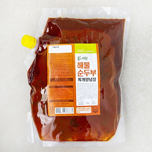 풀스키친 해물 순두부 찌개 양념장 1개 2kg