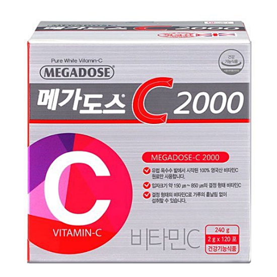 고려은단 메가도스C 2000 120포 (2개)_이미지