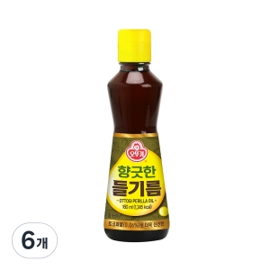 오뚜기 향긋한 들기름 160ml (6개)_이미지