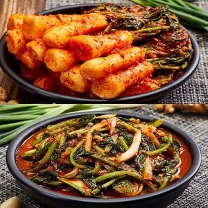 솜씨가 포기김치 5kg + 총각김치 5kg 혼합세트 (1개)_이미지