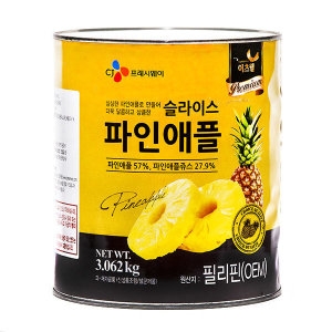 CJ프레시웨이 이츠웰 <b>파인애플</b> 슬라이스 3kg