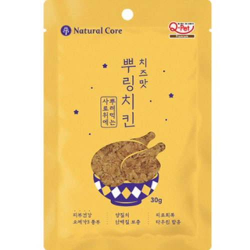 네츄럴코어 뿌링치킨 치즈 30g