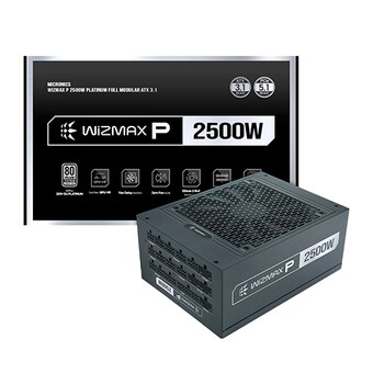마이크로닉스 <b>WIZMAX</b> P-2500W 80PLUS플래티넘 ATX3.1