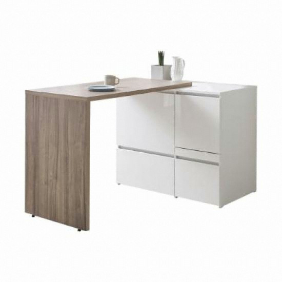 필웰 데이아 광파오븐 완전수납 렌지대+식탁_이미지