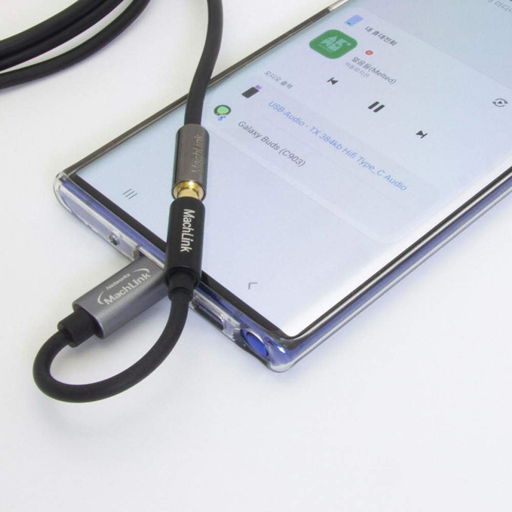 ���ϸ�ũ Type C to 4�� 3.5mm AUX ��ȯ ���� (ML-CSCH)