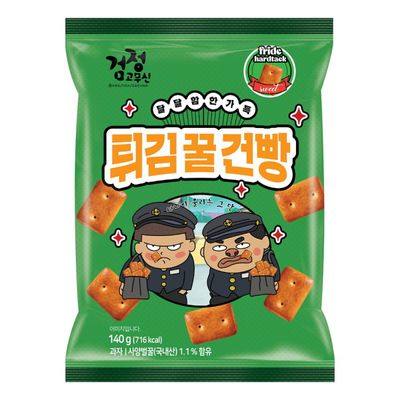 [불명] 검정고무신 달달함한가득 튀김꿀건빵 140g (1개)_이미지