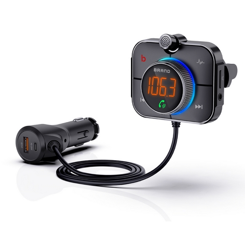 이지넷유비쿼터스 올인원 차량용 블루투스 오디오 무선 카팩 with 노이즈 캔슬링 NEXT-6422BTC_이미지