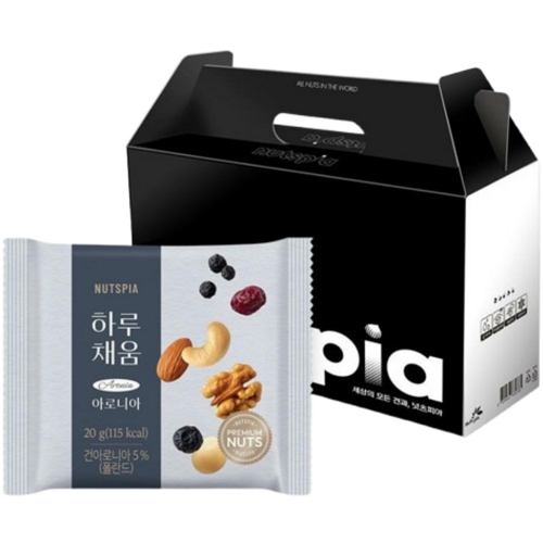 넛츠피아 하루채움 아로니아 선물세트 20g 50개입