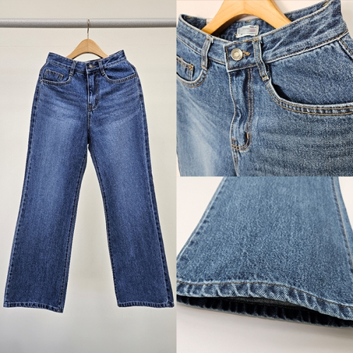 LO 켓워싱5수데님통팬츠151 S756H510 빅사이즈