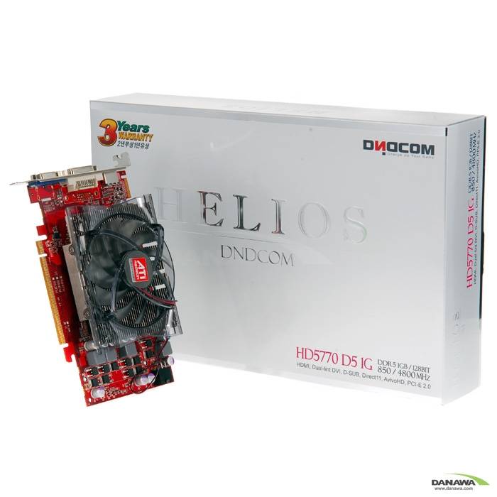 디앤디컴 라데온 HD 5770 HELIOS D5 1GB_이미지