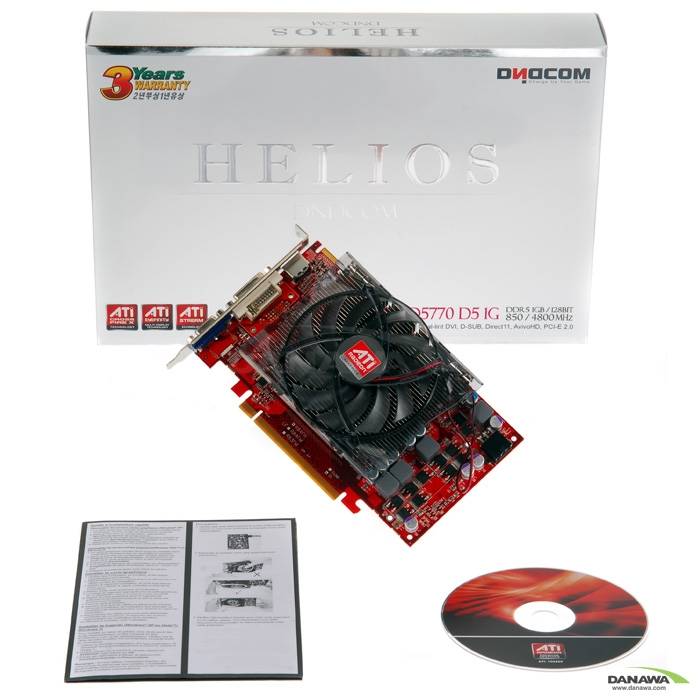 ��ص��� �󵥿� HD 5770 HELIOS D5 1GB