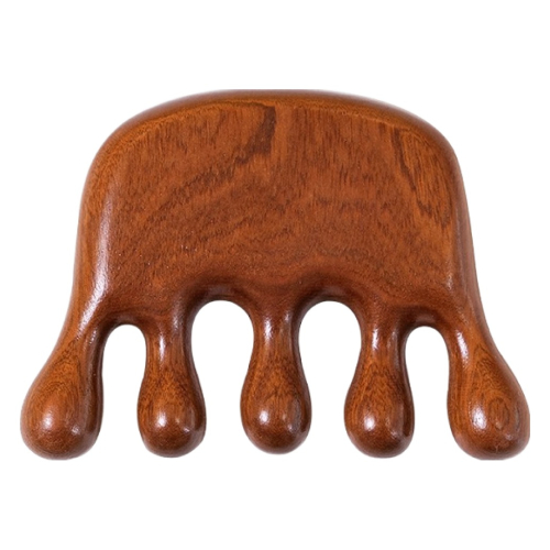 바디 두피 경락 박달나무 원목 괄사 D타입