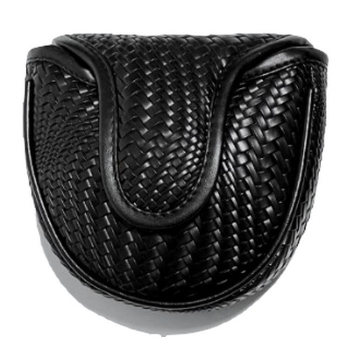 피스탑 합피 퍼터 커버 블랙 패턴 반달형_이미지