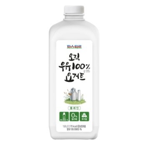 파스퇴르 오직 우유 100%로 만든 요거트 1.8L (1개)_이미지