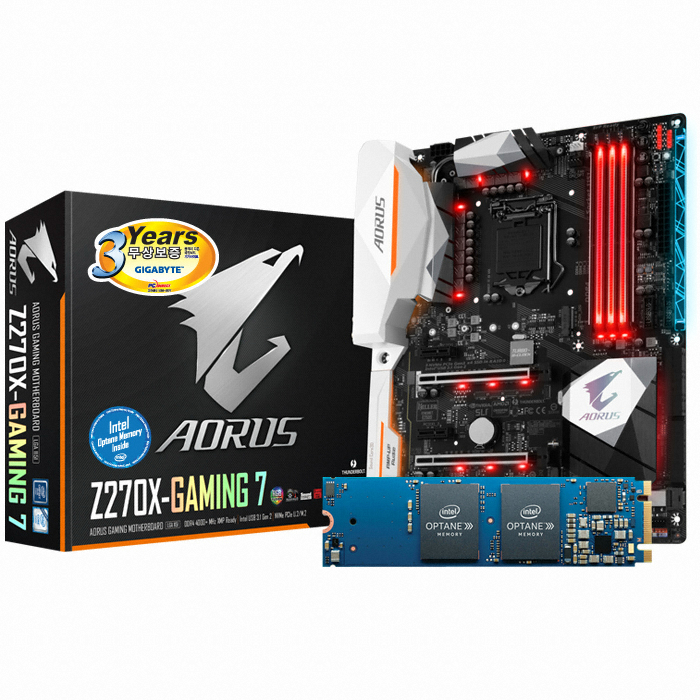 GA-Z270X-Gaming 7 AORUS + 옵테인 메모리 32GB 피씨디렉트