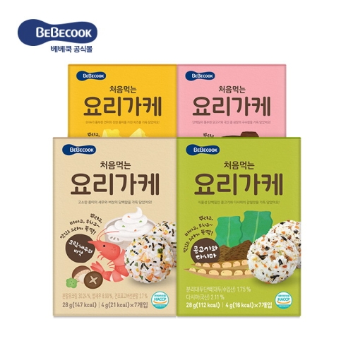 베베쿡 처음먹는 요리가케 4종세트