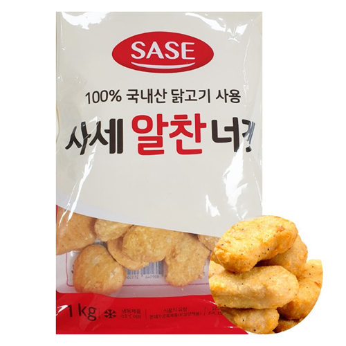 사세(SASE) 알찬 치킨너겟 1kg (1개)_이미지