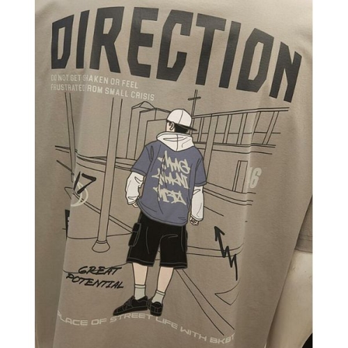 엠할리데이 MARIO빅워딩 그래픽 라운드 티셔츠 MP2TU225_이미지