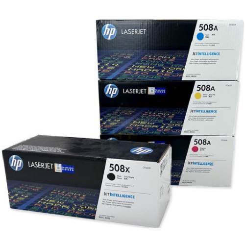 HP 정품 508X/508A (CF360X, CF361A, CF362A, CF363A) 4색 세트_이미지