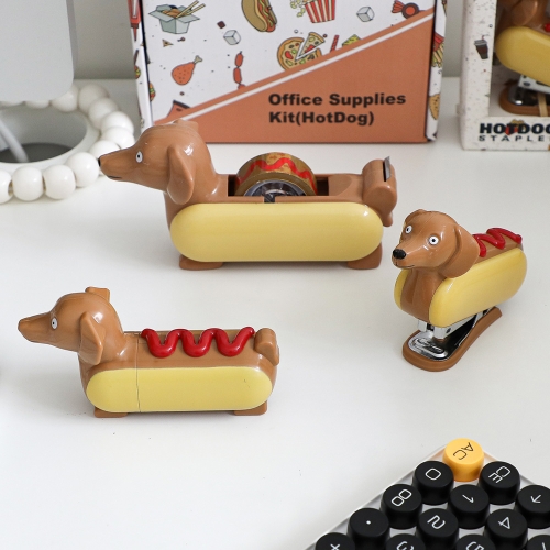 요브로 핫도그 오피스 문구 세트 3종