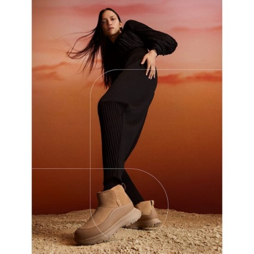 핏플랍 여성 스웨이드 하이커 아웃도어 미니부츠_FT59K2B15B_이미지