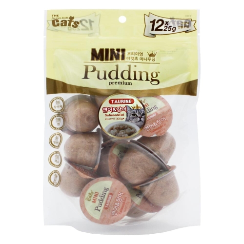 더캣츠 미니푸딩 연어&장어 300g (25g x 12p)이미지입니다. 누르면 해당 게시물로 새창이동합니다.