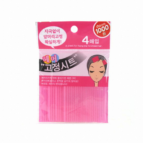 다이소 헤어 고정시트 4P 36579