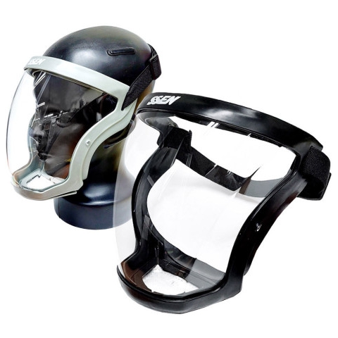 SSEN 김서림 방지&필터 전면 보호보안면