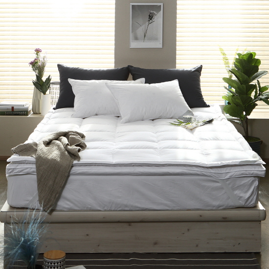 바운티풀 호텔침구 이중구조 구스토퍼매트리스 (퀸 Q)