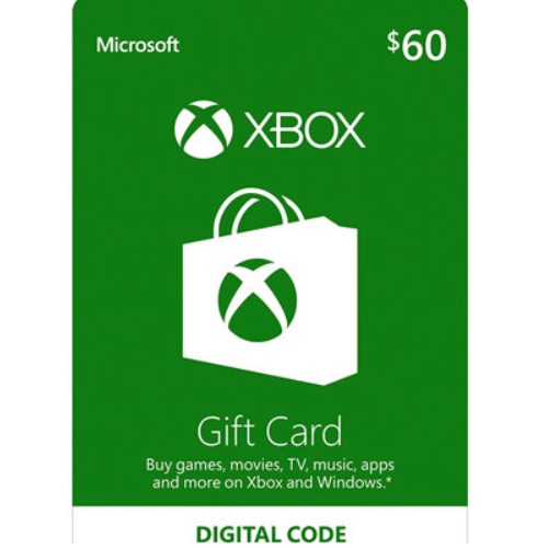 XBOX Live 기프트 카드 북미 60달러_이미지