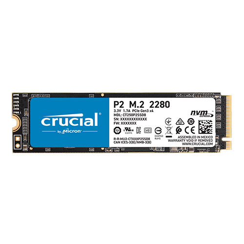 마이크론 Crucial P2 M.2 NVMe 아스크텍 (2TB)